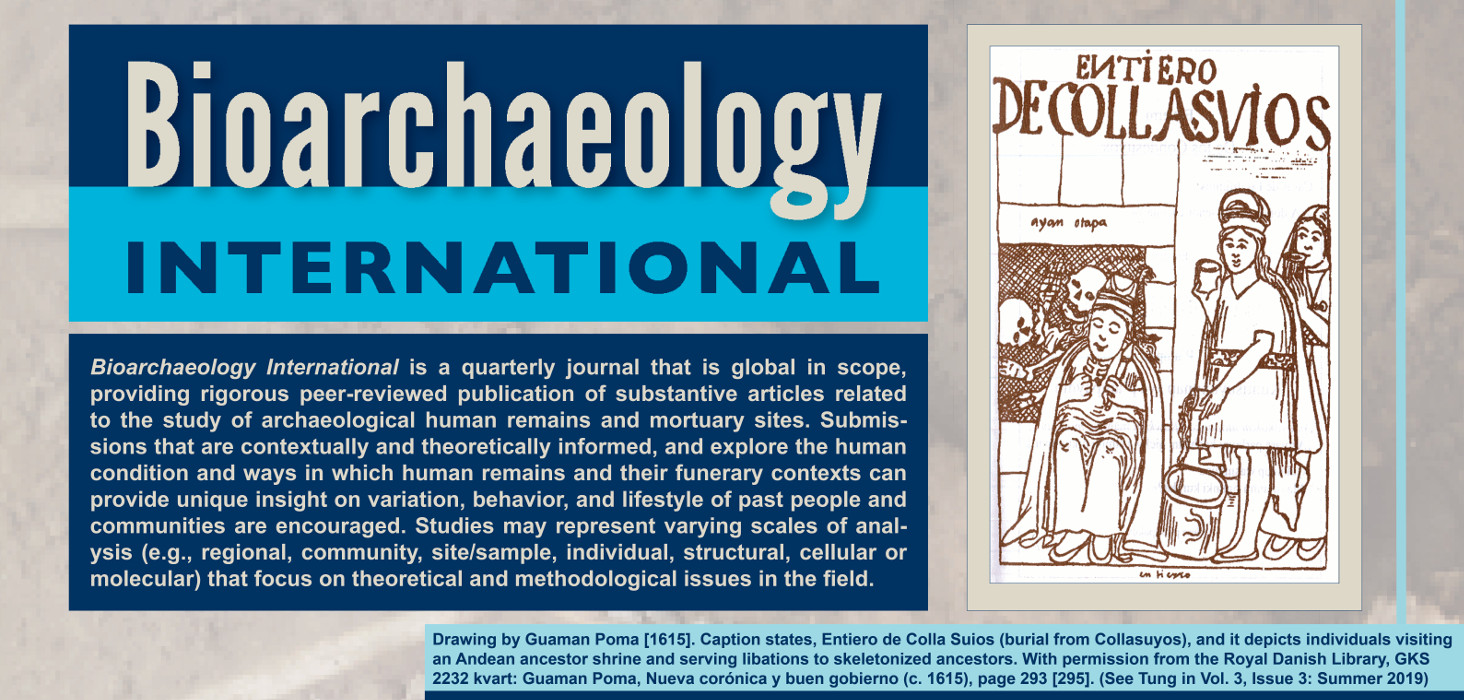 Bioarchaeology International 3-3 Cover